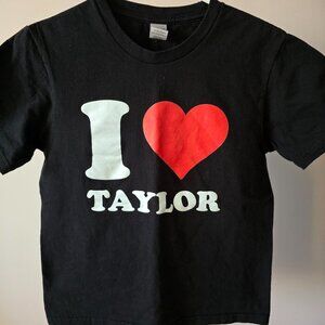 I LOVE TAYLOR WOMENS TEES